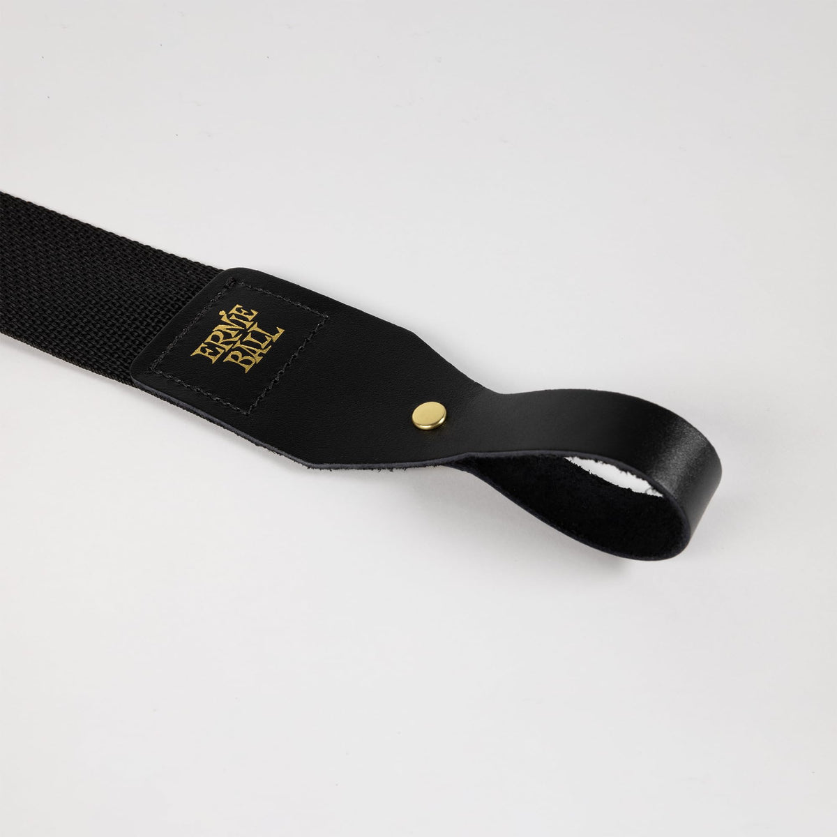 Ernie Ball Pickholder Polypro Guitar Strap, Black (P04039)
