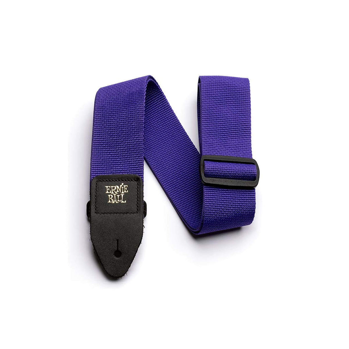 Ernie Ball Pickholder Polypro Guitar Strap, Black (P04039)