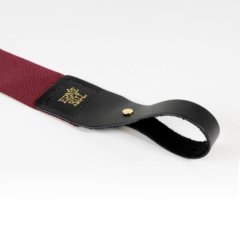 Ernie Ball Pickholder Polypro Guitar Strap, Black (P04039)