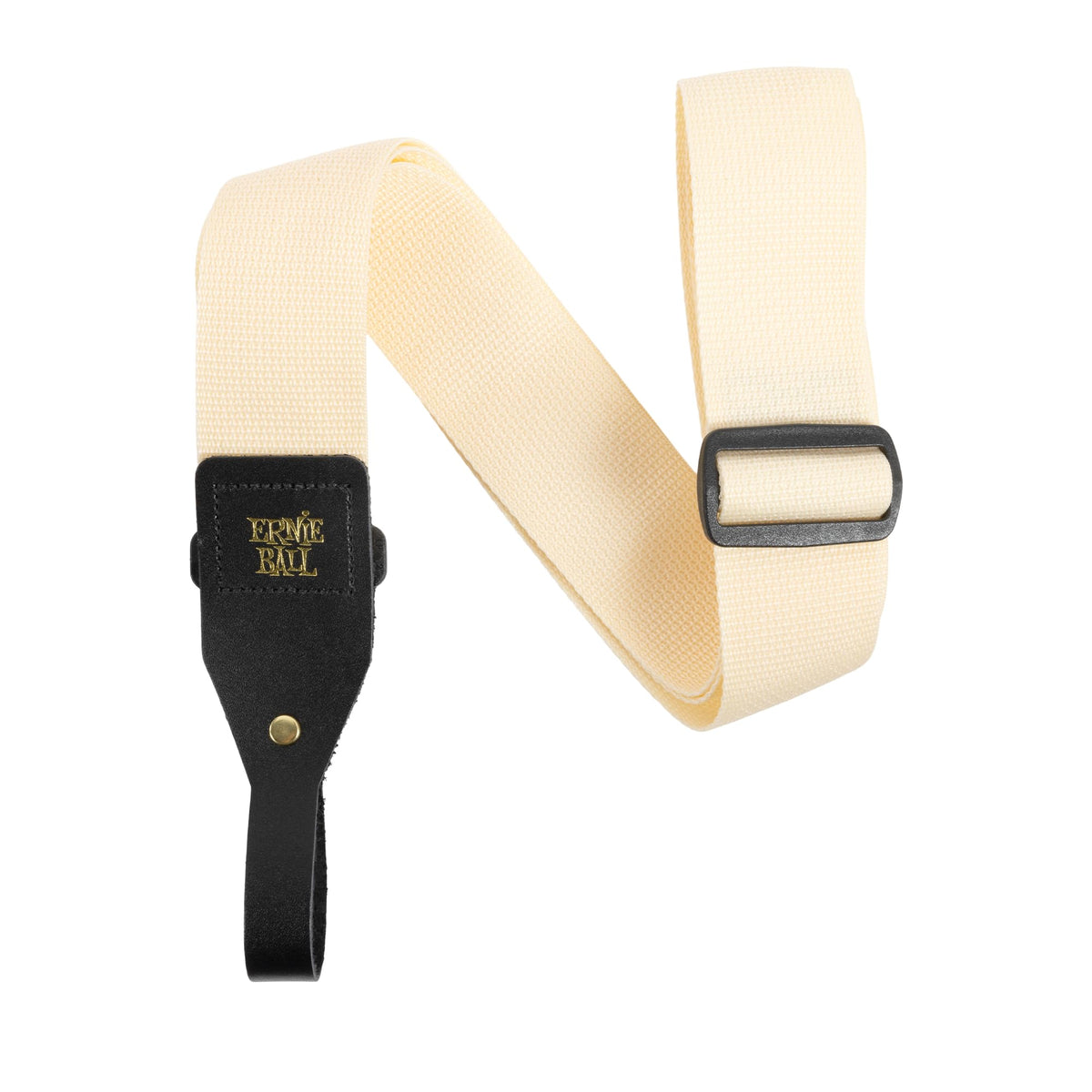 Ernie Ball Pickholder Polypro Guitar Strap, Black (P04039)
