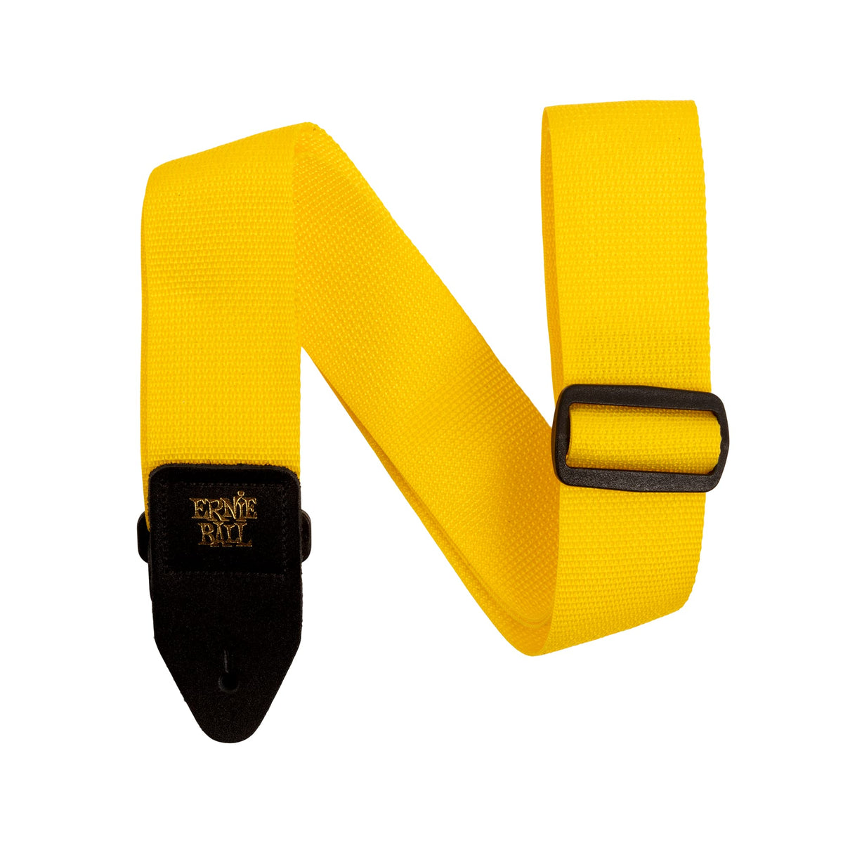 Ernie Ball Pickholder Polypro Guitar Strap, Black (P04039)