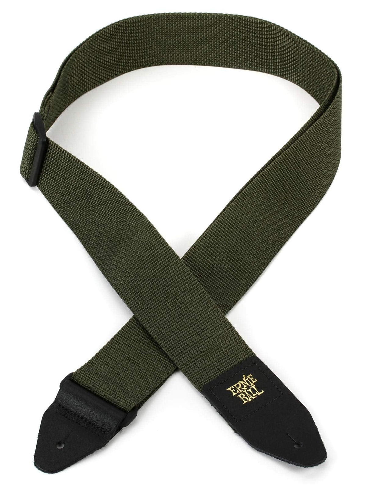Ernie Ball Pickholder Polypro Guitar Strap, Black (P04039)