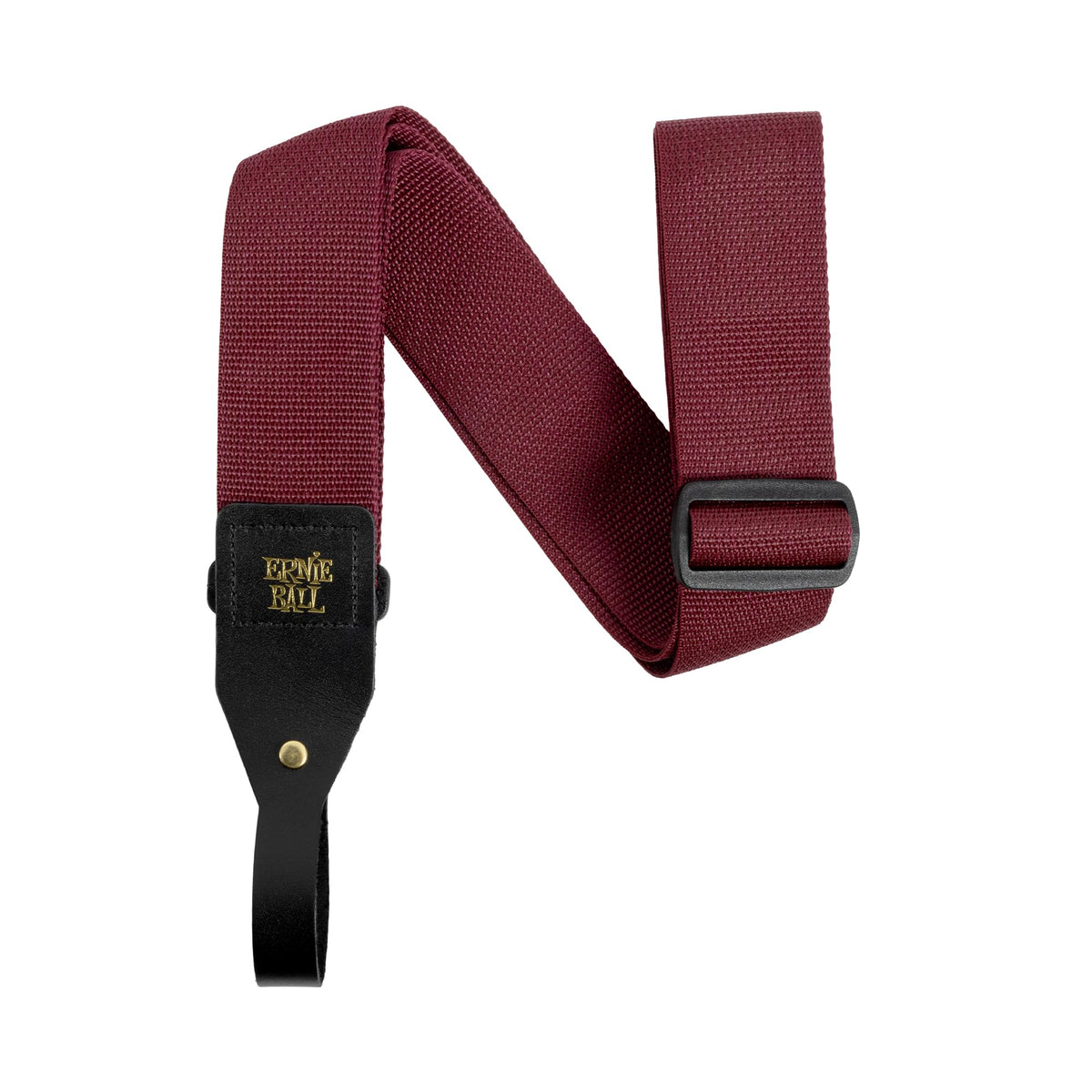 Ernie Ball Pickholder Polypro Guitar Strap, Black (P04039)