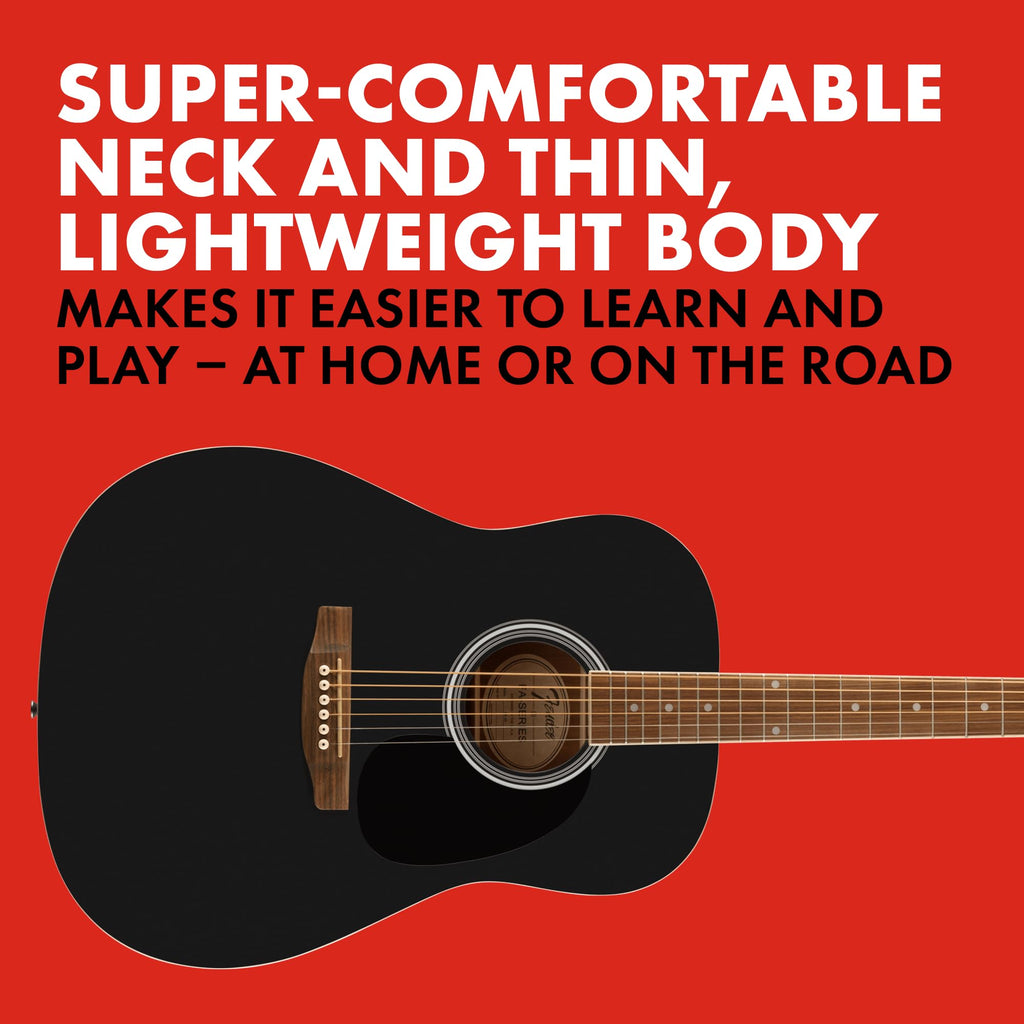 Fender FA-25 Dreadnought Acoustic Guitar, Beginner Guitar, 2-Color Sunburst