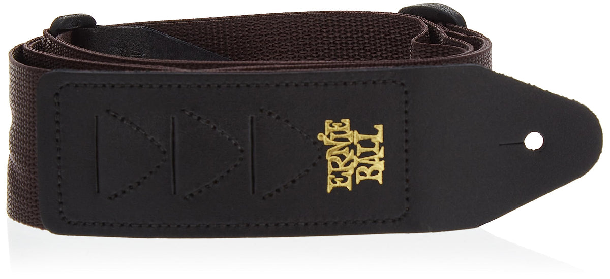 Ernie Ball Pickholder Polypro Guitar Strap, Black (P04039)
