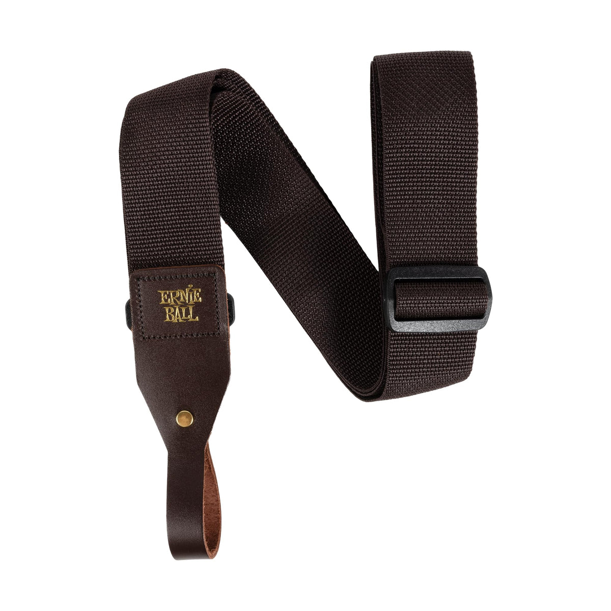 Ernie Ball Pickholder Polypro Guitar Strap, Black (P04039)