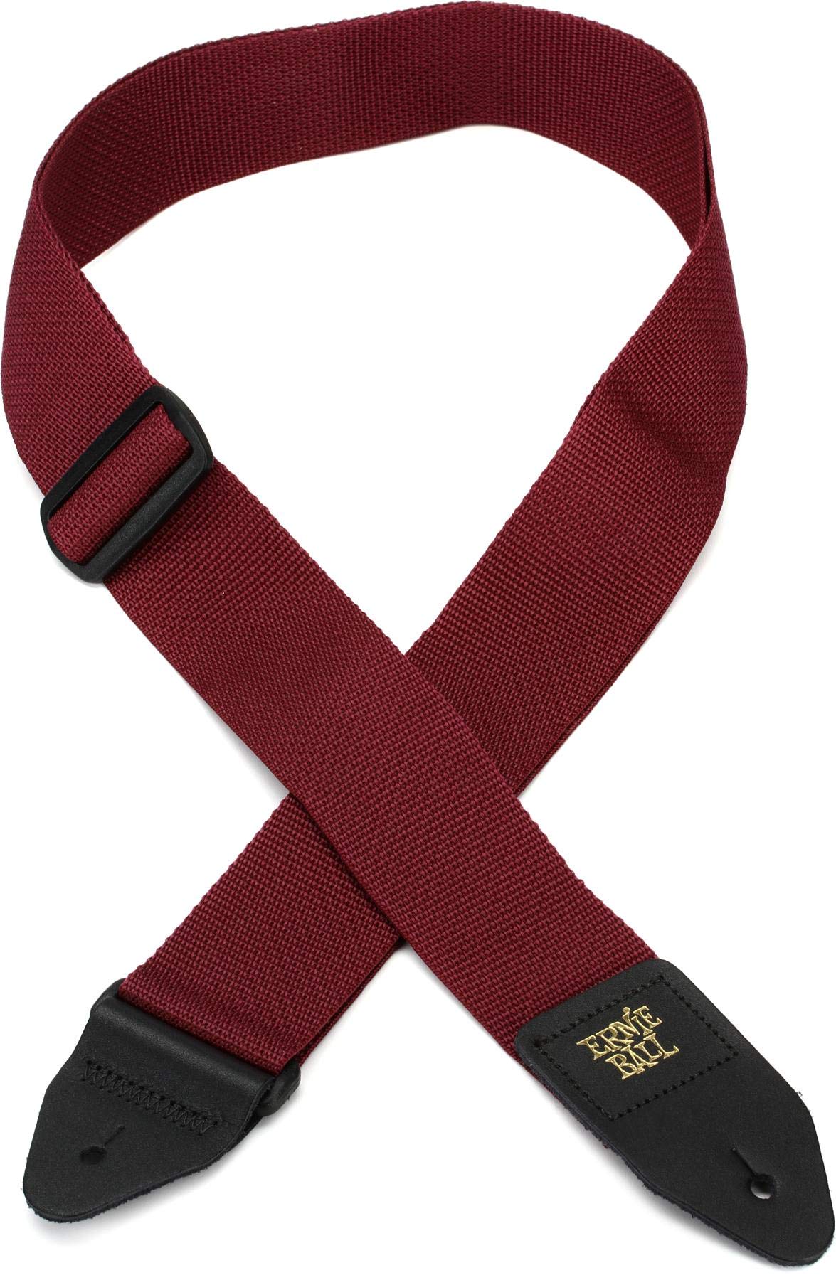 Ernie Ball Pickholder Polypro Guitar Strap, Black (P04039)