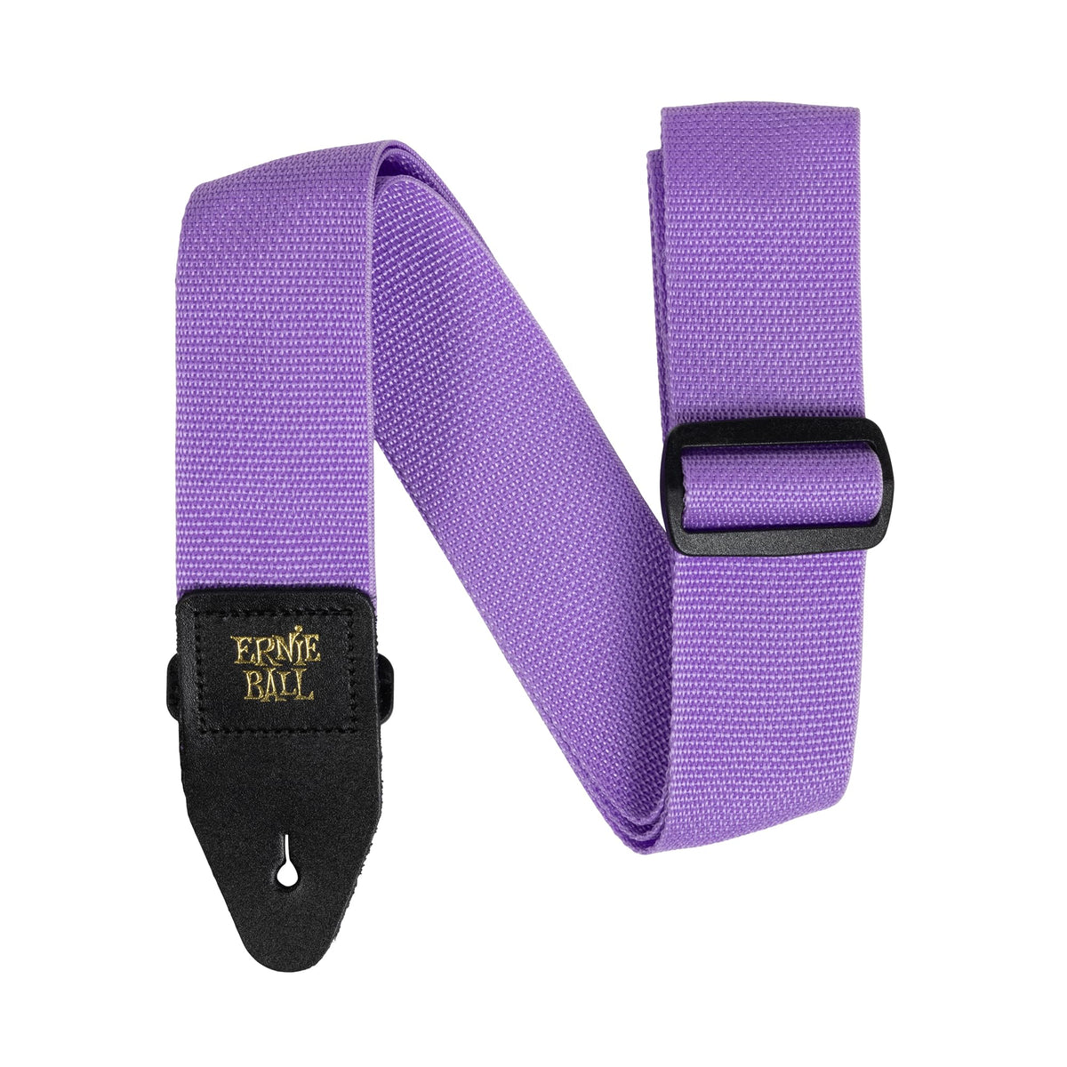 Ernie Ball Pickholder Polypro Guitar Strap, Black (P04039)