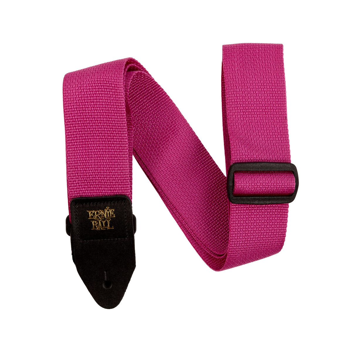 Ernie Ball Pickholder Polypro Guitar Strap, Black (P04039)