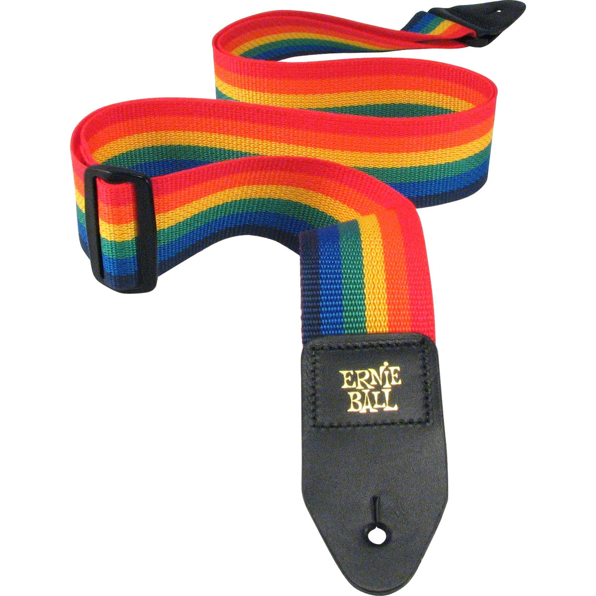 Ernie Ball Pickholder Polypro Guitar Strap, Black (P04039)