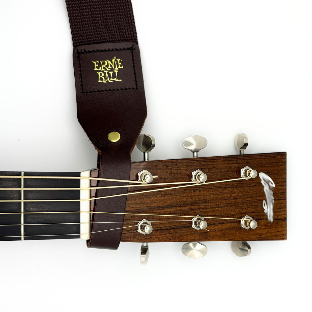 Ernie Ball Pickholder Polypro Guitar Strap, Black (P04039)