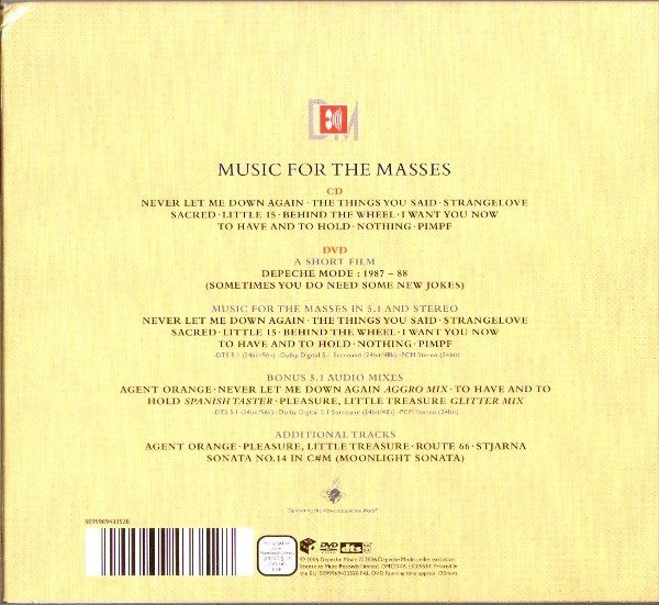 Depeche Mode – Music For The Masses (LP Vinyl)