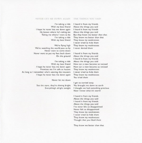 Depeche Mode – Music For The Masses (LP Vinyl)