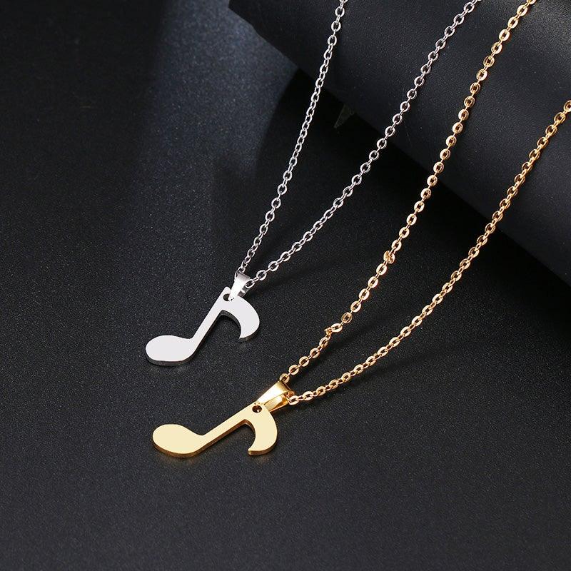 Individual music symbol pendant necklace Automizely Dropshipping