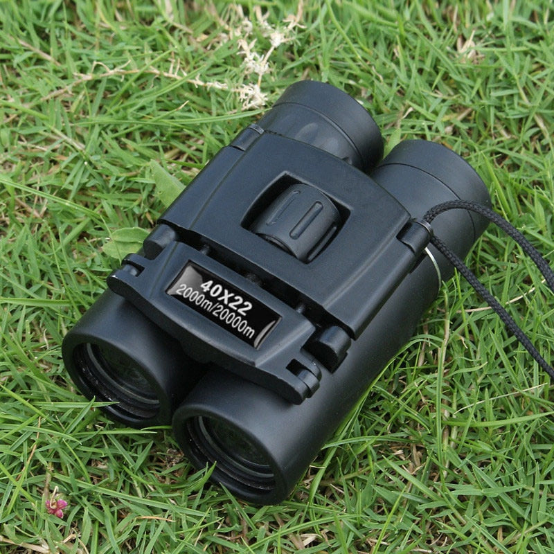 40x22 HD Powerful Binoculars 2000M Long Range Folding Mini Telescope BAK4 FMC Optics For Hunting Sports Outdoor Camping Travel GONZALABES