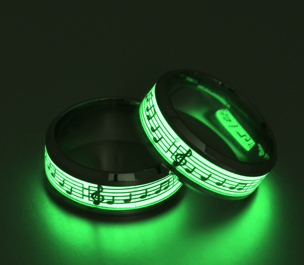 Luminous music five-line music score ring Automizely Dropshipping